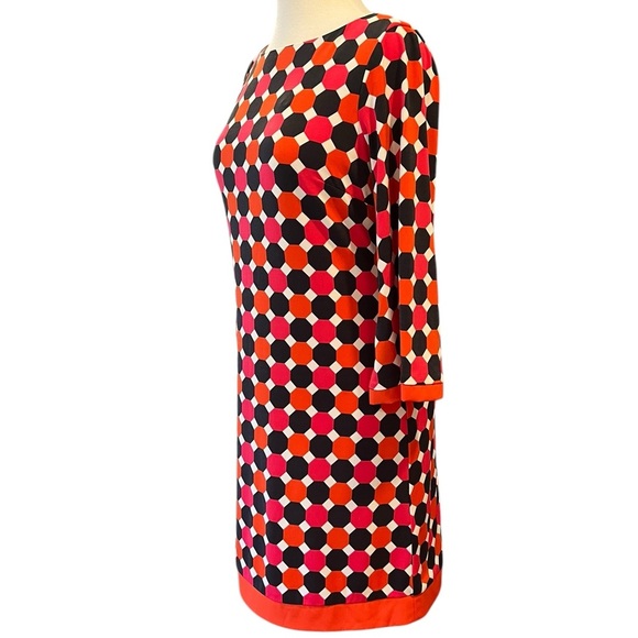 Eliza J  A Line Shift Mod Retro ‘60s Lightweight Above Knee Mini Dress Size 4 - Picture 4 of 11